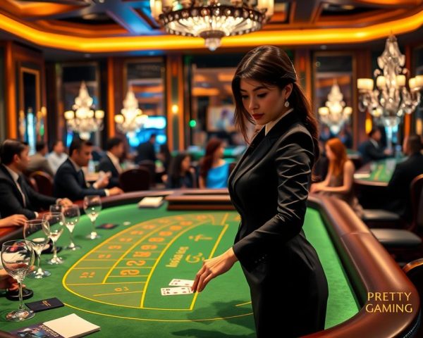 Baccarat Pretty Gaming: Jenis Meja, Aturan, dan Fitur Taruhan Samping